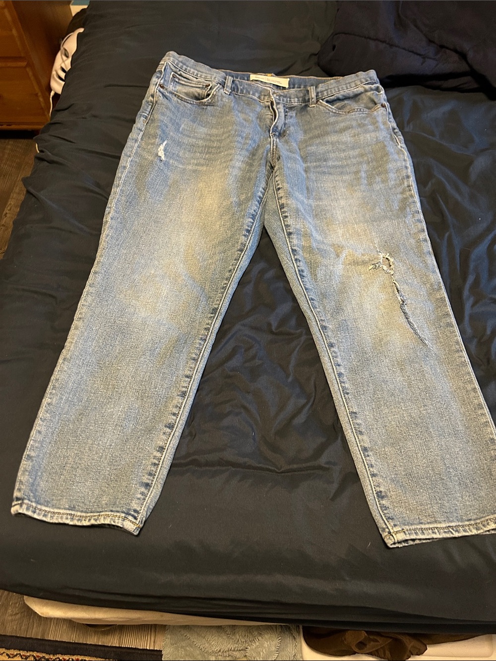 GAP Women's Light Blue Ankle Crop Jeans